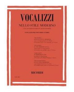 Vocalizzi nello stile moderno - 8 vocalizzi per voce media 1 serie