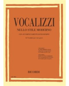 Vocalizzi nello stile moderno - 16 vocalizzi per voce grave