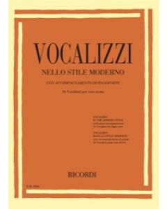 Vocalizzi nello stile moderno - 16 vocalizzi per voce acuta