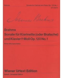 Sonata op.120 n.1 in Fa min. per clarinetto e pianoforte