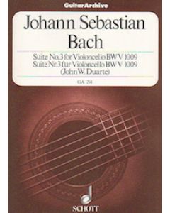 Suite No.3 per Violoncello BWV 1009