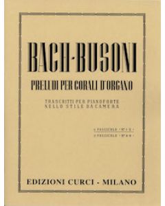 Preludi per corali d’organo trascritti per pianoforte nello stile da camera vol.1-5