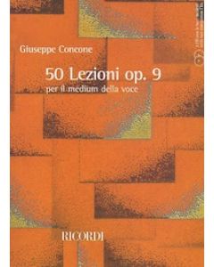 50 Lezioni op.9 per il Medium della Voce con CD