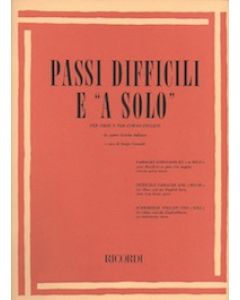 Passi Difficili e “A Solo” per oboe e corno inglese vol.3
