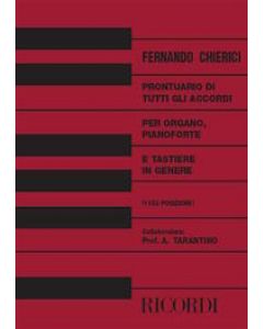 Prontuario di tutti gli accordi per tastiere in genere