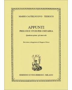 Appunti Preludi e Studi per Chitarra 1: gli intervalli