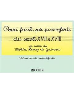 Pezzi facili per pianoforte dei secoli XVII e XVIII - vol.2 media difficolta’