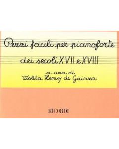 Pezzi facili per pianoforte dei secoli XVII e XVIII - vol.1