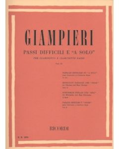 Passi Difficili e “A Solo” per clarinetto e clarinetto basso vol.2