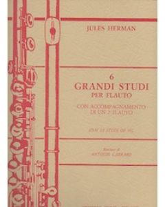 6 Grandi Studi per flauto - con accompagnamento di un 2^ flauto