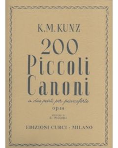 200 Piccoli Canoni a 2 Parti op.14 (Piccioli)