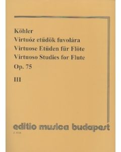Studi Virtuosi per flauto op.75 vol.3
