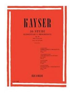 36 Studi elementari e progressivi op.20 - fase 2: 12 studi