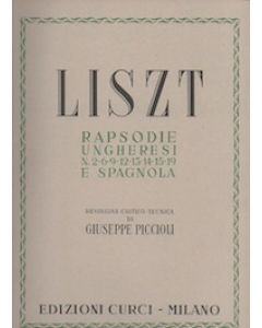 Rapsodie Ungheresi n.2-6-9-12-13-14-15-19 e Spagnola