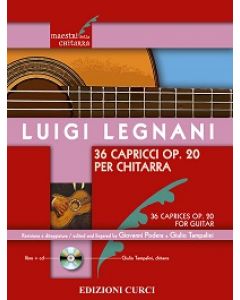 36 Capricci op.20 per chitarra con CD