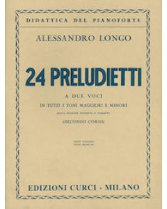 24 Preludietti a due voci in tutti i toni maggiori e minori