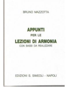 Appunti per le lezioni di armonia