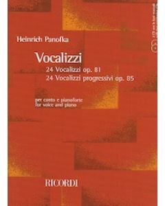24 Vocalizzi op.81 e 24 vocalizzi progressivi op.85 con CD