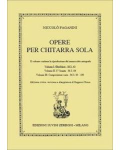 Opere per chitarra sola: Ghiribizzi vol.1 M.S. 43 (R.Chiesa)