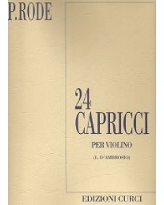 24 Capricci per violino (D’Ambrosio)
