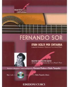 Studi Scelti per chitarra con CD (Sor) (Podera-Tampalini)