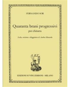 Quaranta brani progressivi per chitarra