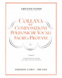 Collana di composizioni polifoniche vocali sacre e profane vol.4 - 23 mottetti sacri