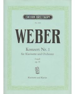 Concerto nr.1 in Fa min. op.73 per clarinetto e pianoforte