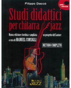 Studi didattici per chitarra jazz con DVD ROM