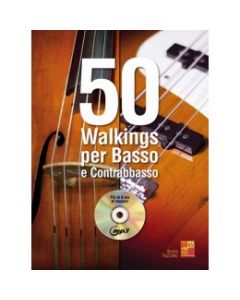 50 Walkings per Basso e Contrabbasso con CD