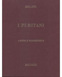 I puritani - Riduzione per canto e pianoforte con copertina rigida