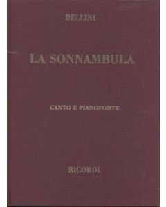 La sonnambula - Riduzione per canto e pianoforte con copertina rigida