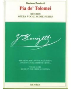 Pia de' Tolomei - Riduzione per canto e pianoforte