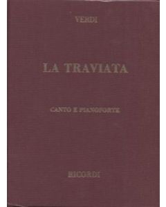 La traviata - Riduzione per canto e pianoforte con copertina rigida