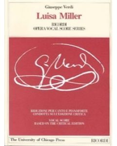 Luisa Miller - Riduzione per canto e pianoforte (Ed.Critica)